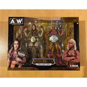 AEW Unrivaled Collection Action FiguresDR. Britt Bajer D.M.D Jade Cargull